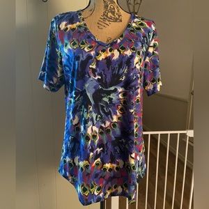 NWT Lularoe Iris Peacock Colors